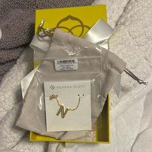 Kendra Scott Gold Initial Necklace